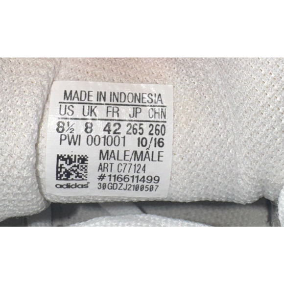 Adidas Superstar Mens 8.5 Sneakers Classic Casual Everyday Retro C771124 - Picture 8 of 9